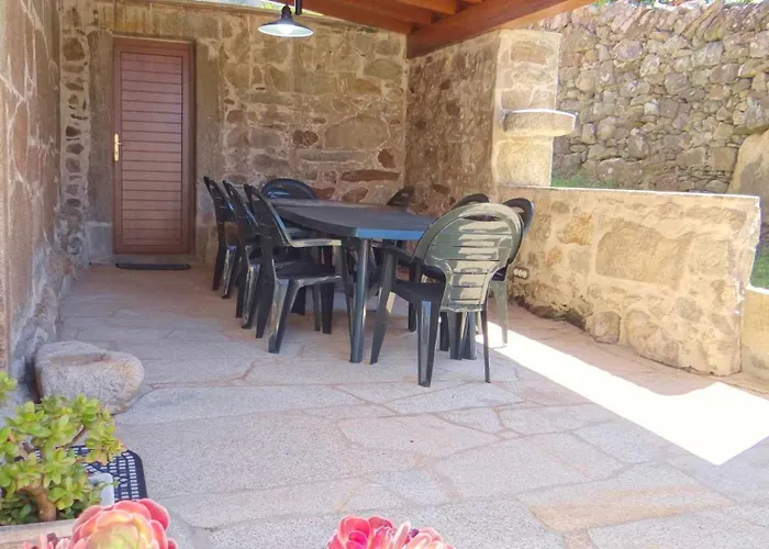 Casa Rural En Lira Con Jardin 펜션
